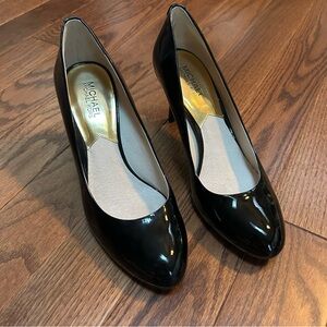 Michael Kors Black Patent Leather Pumps